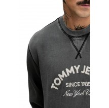 TOMMY JEANS RLX GMD APPLIQUE CREW ΦΟΥΤΕΡ ΜΠΛΟΥΖΑ ΑΝΔΡΙΚΗ BLACK