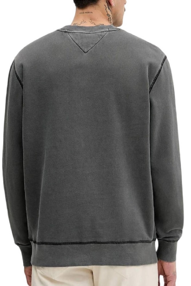 TOMMY JEANS RLX GMD APPLIQUE CREW ΦΟΥΤΕΡ ΜΠΛΟΥΖΑ ΑΝΔΡΙΚΗ BLACK