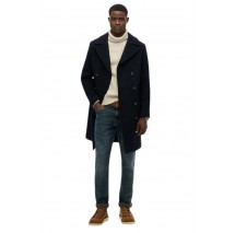 SUPERDRY MERCHANT WOOL BLEND LONG COAT ΠΑΛΤΟ ΑΝΔΡΙΚΟ NAVY