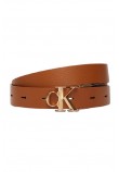 CALVIN KLEIN FACTED BUCKLE 25MM ADJ ΖΩΝΗ ΓΥΝΑΙΚΕΙΑ LATTE