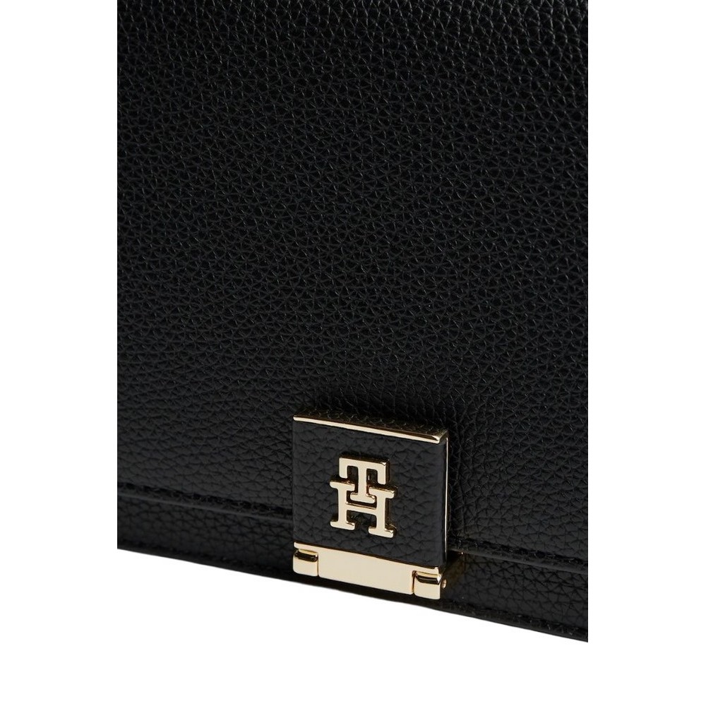 TOMMY HILFIGER HER CLUTCH ΤΣΑΝΤΑ ΓΥΝΑΙΚΕΙΑ BLACK