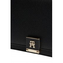 TOMMY HILFIGER HER CLUTCH ΤΣΑΝΤΑ ΓΥΝΑΙΚΕΙΑ BLACK