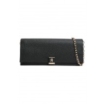 TOMMY HILFIGER HER CLUTCH ΤΣΑΝΤΑ ΓΥΝΑΙΚΕΙΑ BLACK