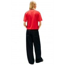 TOMMY JEANS  BXY TOMMY APPLIQUE TEE T-SHIRT ΜΠΛΟΥΖΑ ΓΥΝΑΙΚΕΙΑ RED