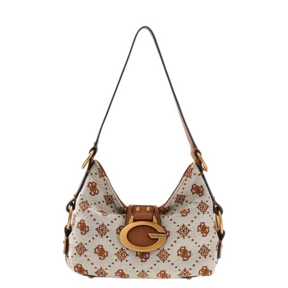 GUESS CAMDEN SHOULDER BAG ΤΣΑΝΤΑ ΓΥΝΑΙΚΕΙΑ COGNAC