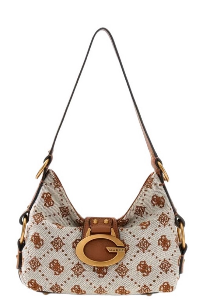 GUESS CAMDEN SHOULDER BAG ΤΣΑΝΤΑ ΓΥΝΑΙΚΕΙΑ COGNAC