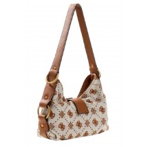 GUESS CAMDEN SHOULDER BAG ΤΣΑΝΤΑ ΓΥΝΑΙΚΕΙΑ COGNAC