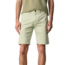 PEPE JEANS MC QUEEN SHORT ΒΕΡΜΟΥΔΑ ΑΝΔΡΙΚΗ KHAKI