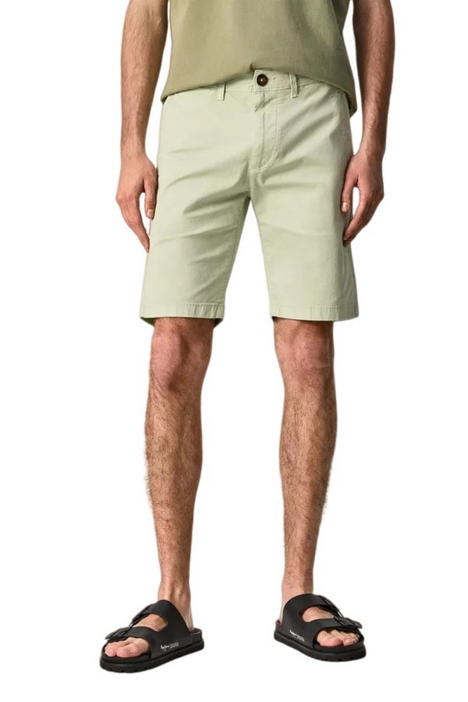 PEPE JEANS MC QUEEN SHORT ΒΕΡΜΟΥΔΑ ΑΝΔΡΙΚΗ KHAKI