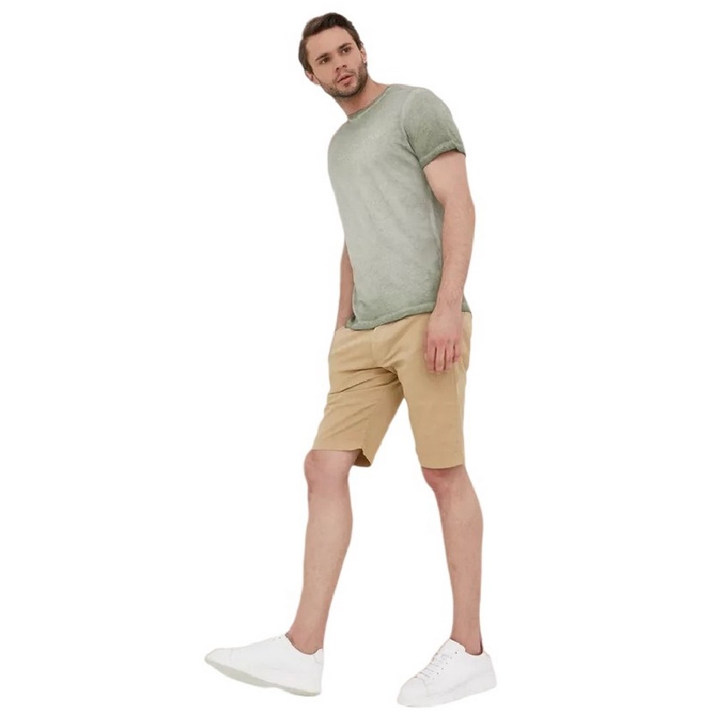 PEPE JEANS MC QUEEN SHORT ΒΕΡΜΟΥΔΑ ΑΝΔΡΙΚΗ BEIGE