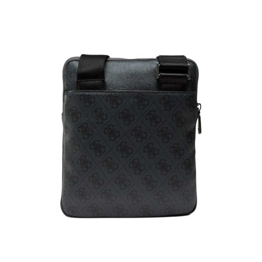 GUESS MILANO CROSSBODY FLAT ΤΣΑΝΤΑ ΑΝΔΡΙΚΗ GREY