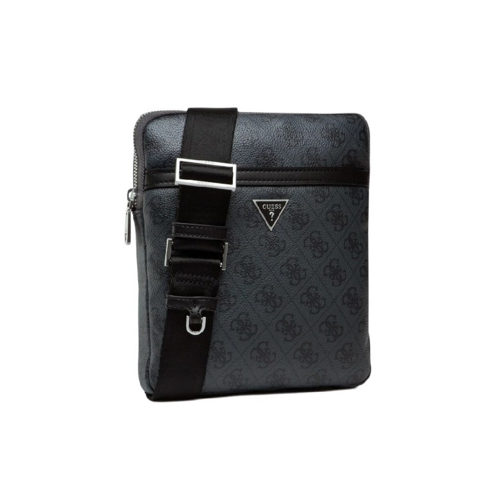 GUESS MILANO CROSSBODY FLAT ΤΣΑΝΤΑ ΑΝΔΡΙΚΗ GREY