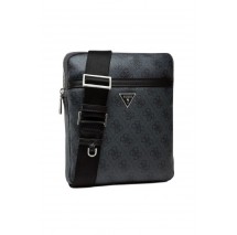 GUESS MILANO CROSSBODY FLAT ΤΣΑΝΤΑ ΑΝΔΡΙΚΗ GREY