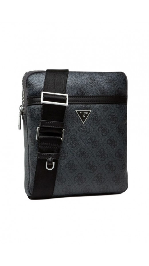GUESS MILANO CROSSBODY FLAT HMEVZLP2223 ΤΣΑΝΤΑ ΑΝΔΡΙΚΗ GREY