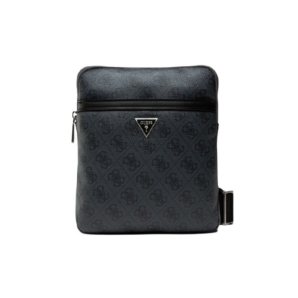 GUESS MILANO CROSSBODY FLAT ΤΣΑΝΤΑ ΑΝΔΡΙΚΗ GREY