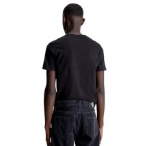 CALVIN KLEIN JEANS CORE MONOGRAM POCKET SLIM T-SHIRT ΑΝΔΡΙΚΟ BLACK