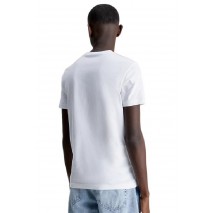 CALVIN KLEIN JEANS CORE MONOGRAM POCKET SLIM T-SHIRT ΑΝΔΡΙΚΟ WHITE