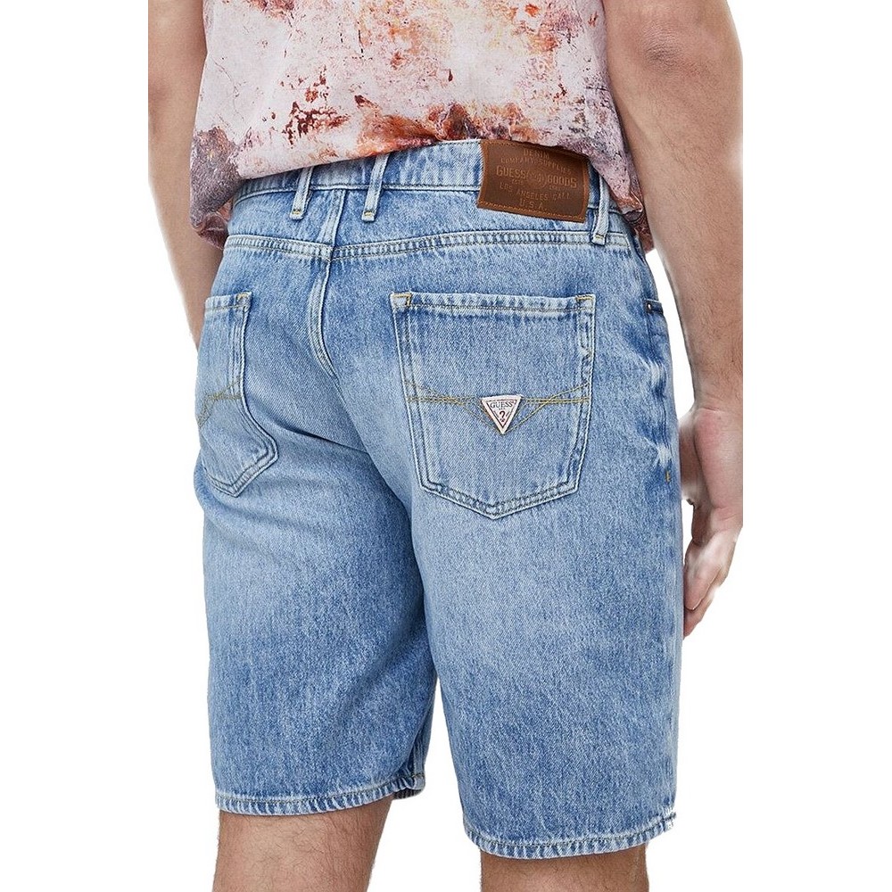 GUESS RODEO SHORT ΒΕΡΜΟΥΔΑ ΑΝΔΡΙΚΗ BLUΕ DENIM