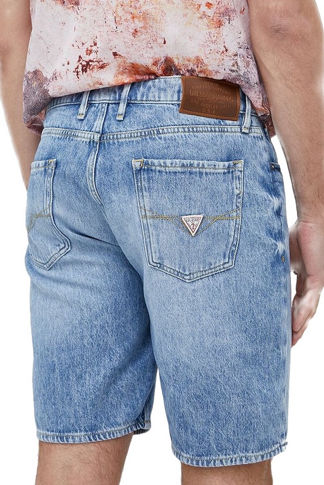 GUESS RODEO SHORT ΒΕΡΜΟΥΔΑ ΑΝΔΡΙΚΗ BLUΕ DENIM