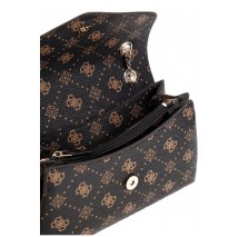 GUESS SILIA CONVERTIBLE XBODY FLAP ΤΣΑΝΤΑ ΓΥΝΑΙΚΕΙΑ BROWN