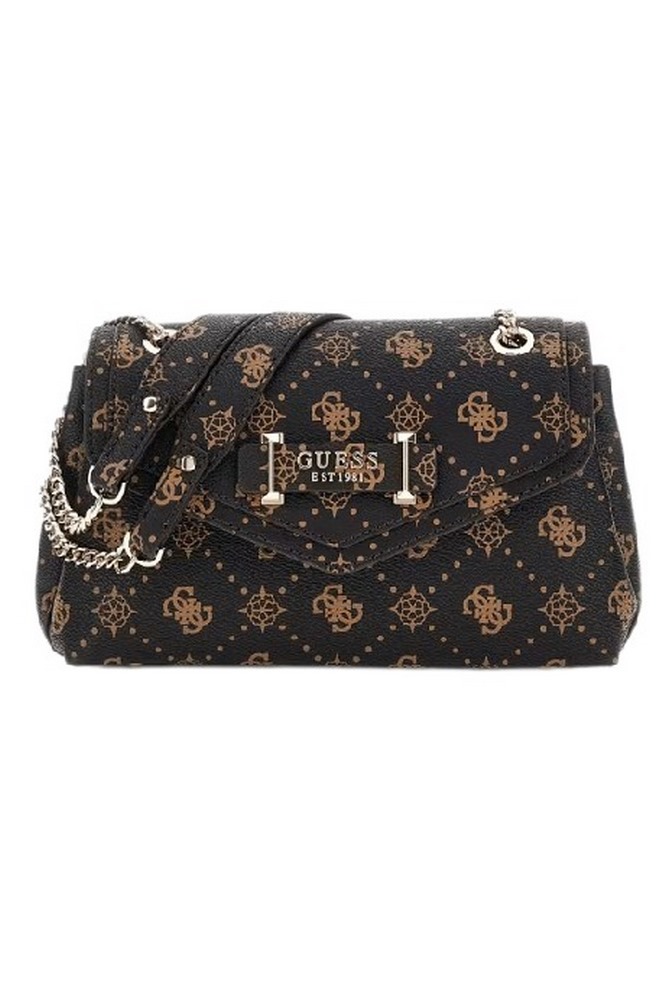 GUESS SILIA CONVERTIBLE XBODY FLAP ΤΣΑΝΤΑ ΓΥΝΑΙΚΕΙΑ BROWN