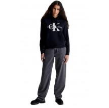 CALVIN KLEIN JEANS CORE MONOGRAM HOODIE ΜΠΛΟΥΖΑ ΦΟΥΤΕΡ ΓΥΝΑΙΚΕΙΑ BLACK