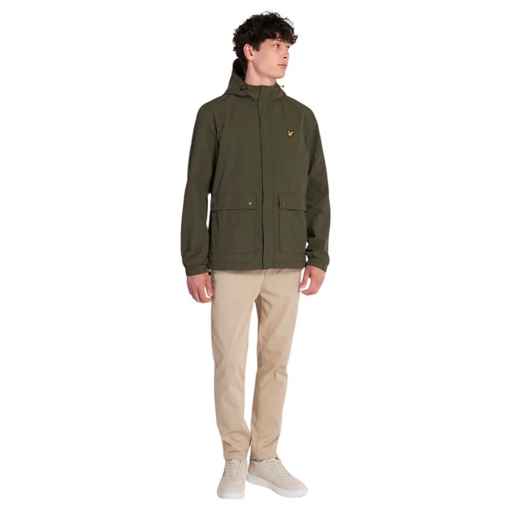 ΜΠΟΥΦΑΝ ESSENTIALS HOODED POCKET JACKET ΑΝΔΡΙΚΟ LYLE AND SCOTT OLIVE