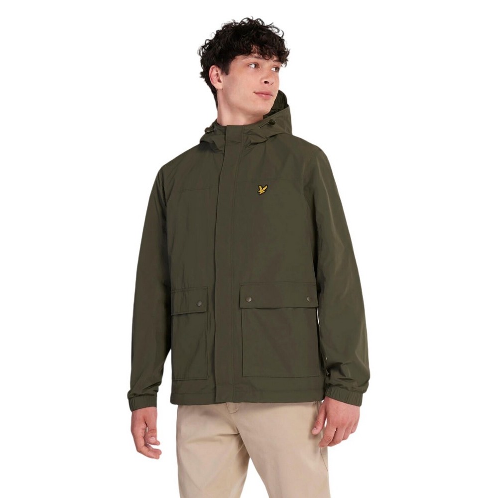 ΜΠΟΥΦΑΝ ESSENTIALS HOODED POCKET JACKET ΑΝΔΡΙΚΟ LYLE AND SCOTT OLIVE