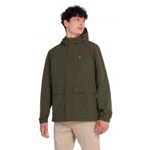 ΜΠΟΥΦΑΝ ESSENTIALS HOODED POCKET JACKET ΑΝΔΡΙΚΟ LYLE AND SCOTT OLIVE