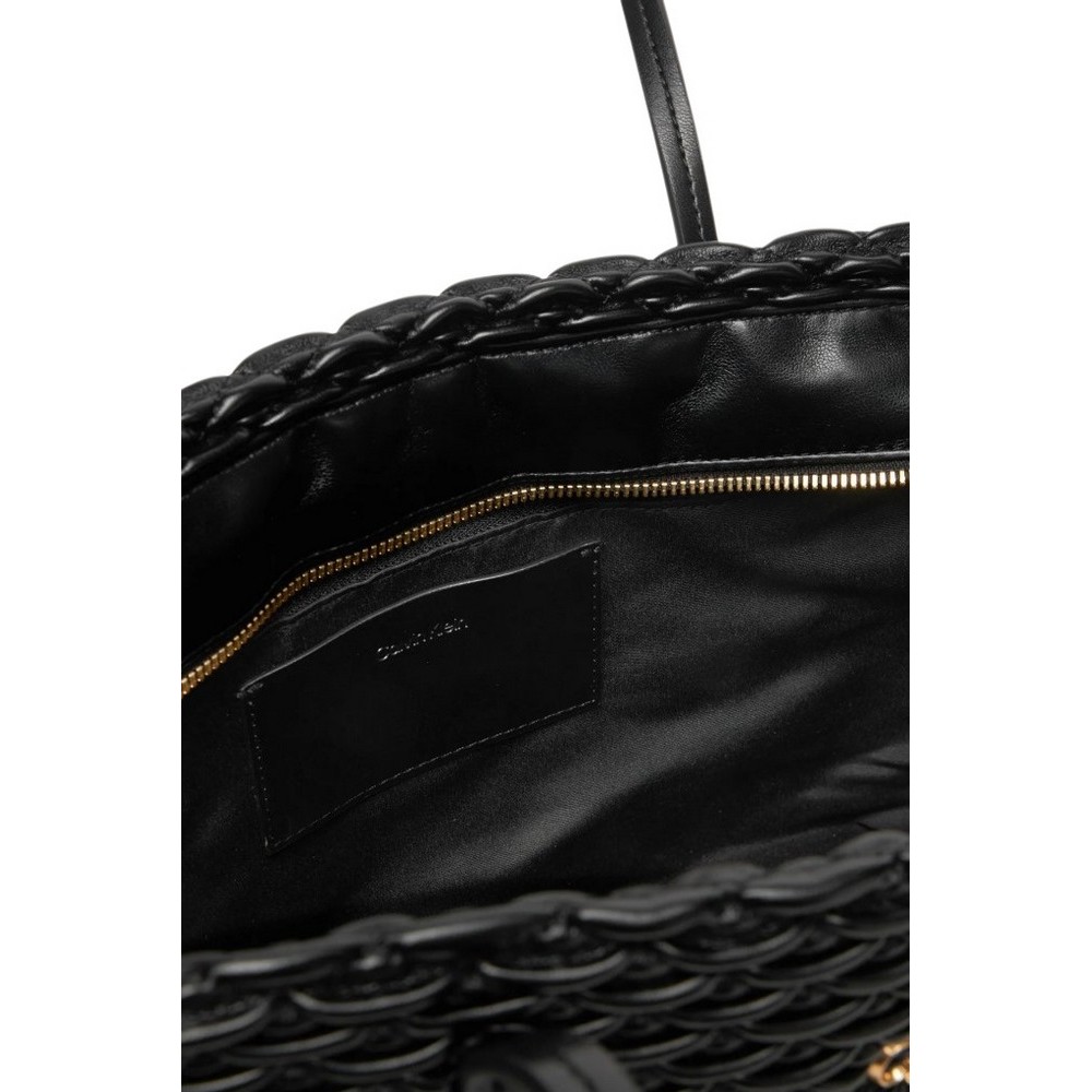 CALVIN KLEIN PLEATED TOTE ΤΣΑΝΤΑ ΓΥΝΑΙΚΕΙΑ BLACK