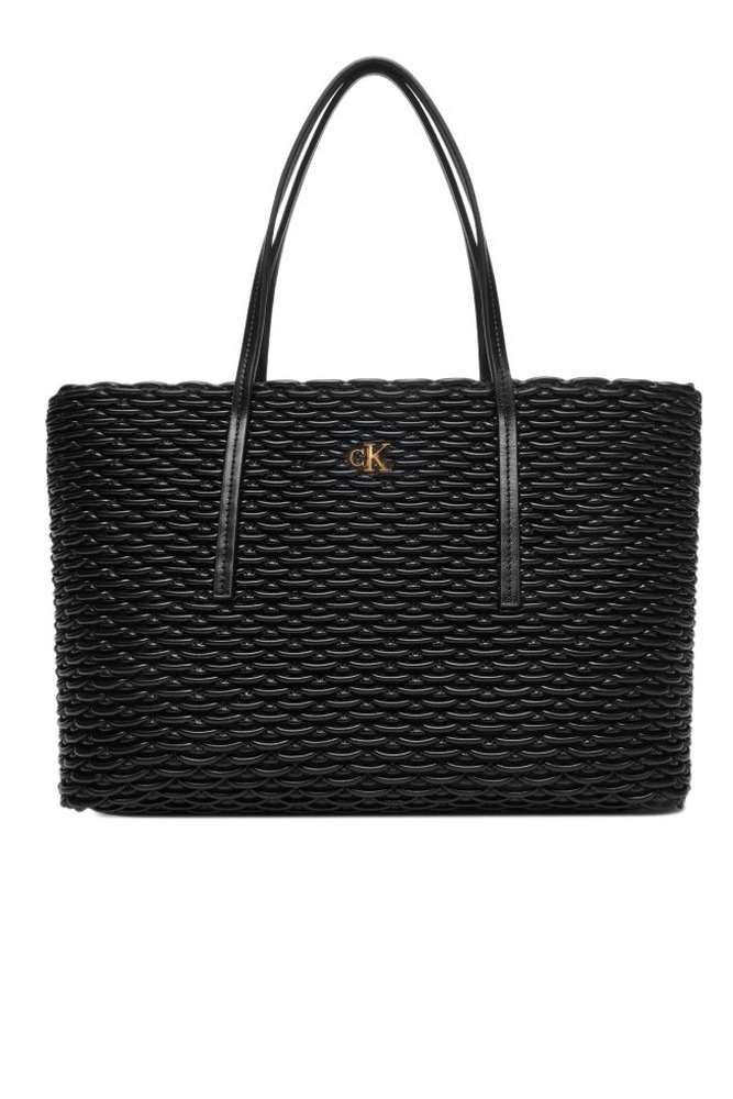 CALVIN KLEIN PLEATED TOTE ΤΣΑΝΤΑ ΓΥΝΑΙΚΕΙΑ BLACK
