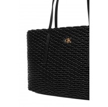 CALVIN KLEIN PLEATED TOTE ΤΣΑΝΤΑ ΓΥΝΑΙΚΕΙΑ BLACK
