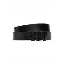CALVIN KLEIN JEANS MONOGRAM TONAL PLAQUE BELT 30MM ΖΩΝΗ ΓΥΝΑΙΚΕΙΑ BLACK