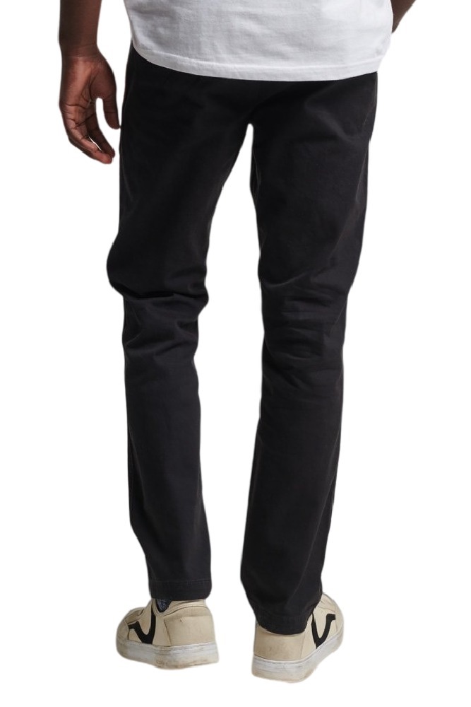 SUPERDRY OFFICERS SLIM CHINO TROUSERS ΠΑΝΤΕΛΟΝΙ ΑΝΔΡΙΚΟ BLACK