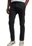 SUPERDRY OFFICERS SLIM CHINO TROUSERS ΠΑΝΤΕΛΟΝΙ ΑΝΔΡΙΚΟ BLACK