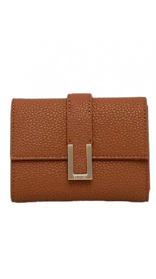 CALVIN KLEIN JEANS CK MUST PLUS TRIFOLD WALLET MD ΑΞΕΣΟΥΑΡ ΠΟΡΤΟΦΟΛΙ ΓΥΝΑΙΚΕΙΟ TAN