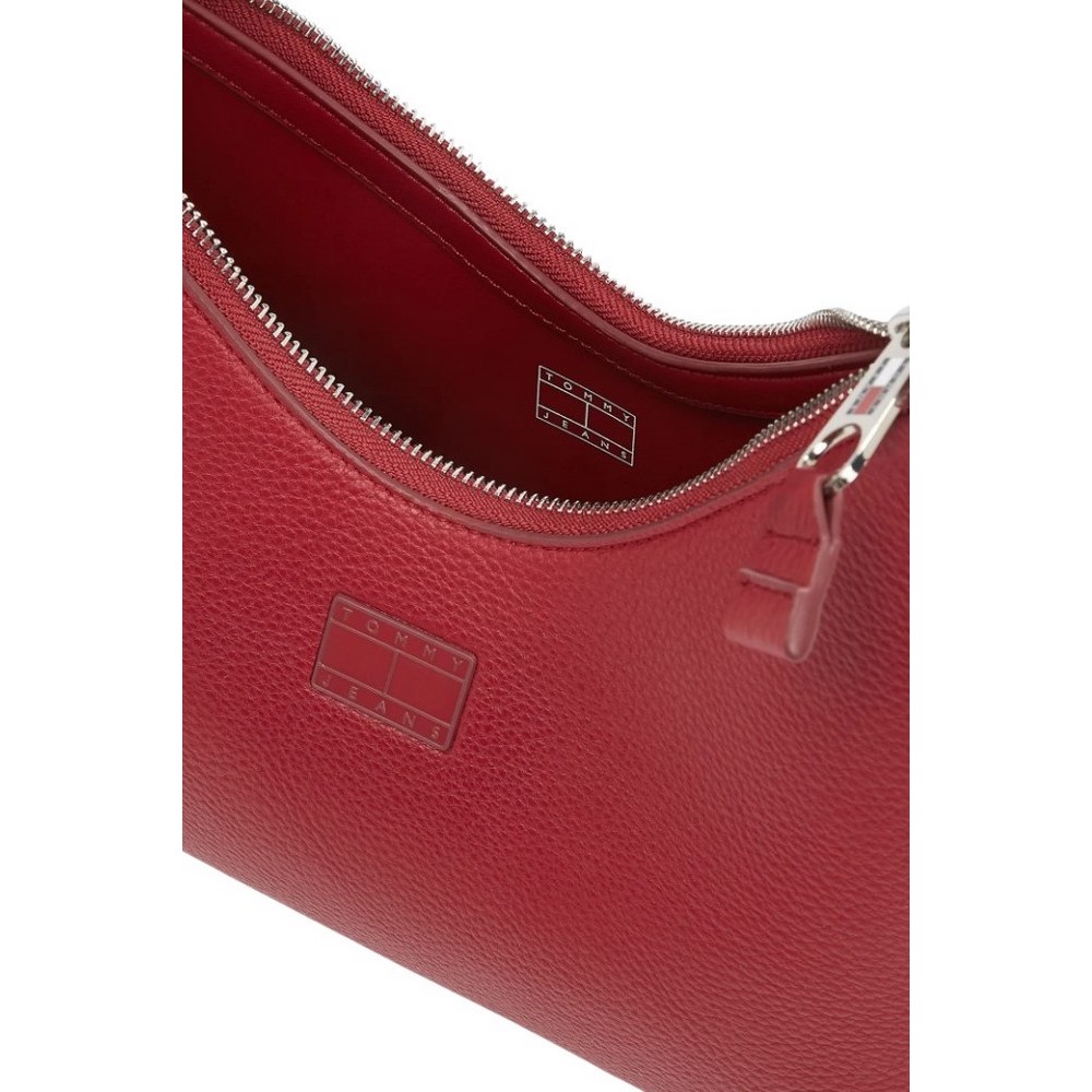 TOMMY JEANS MUST SHOULDER BAG ΤΣΑΝΤΑ ΓΥΝΑΙΚΕΙΑ BORDEAUX