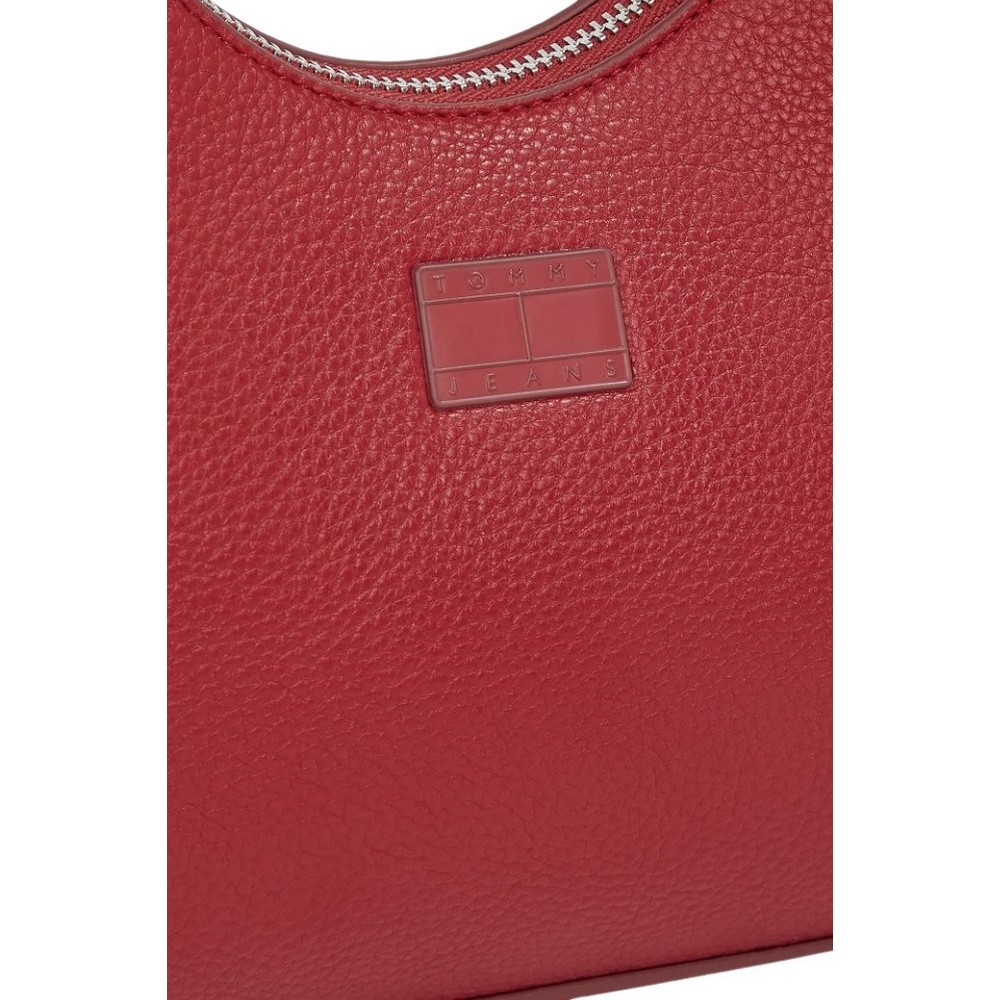 TOMMY JEANS MUST SHOULDER BAG ΤΣΑΝΤΑ ΓΥΝΑΙΚΕΙΑ BORDEAUX