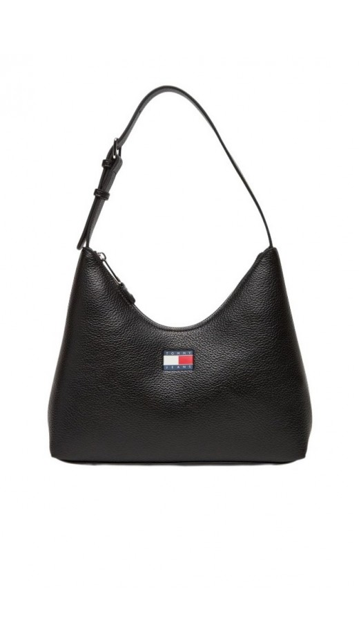 TOMMY JEANS MUST SHOULDER BAG ΤΣΑΝΤΑ ΓΥΝΑΙΚΕΙΑ BLACK