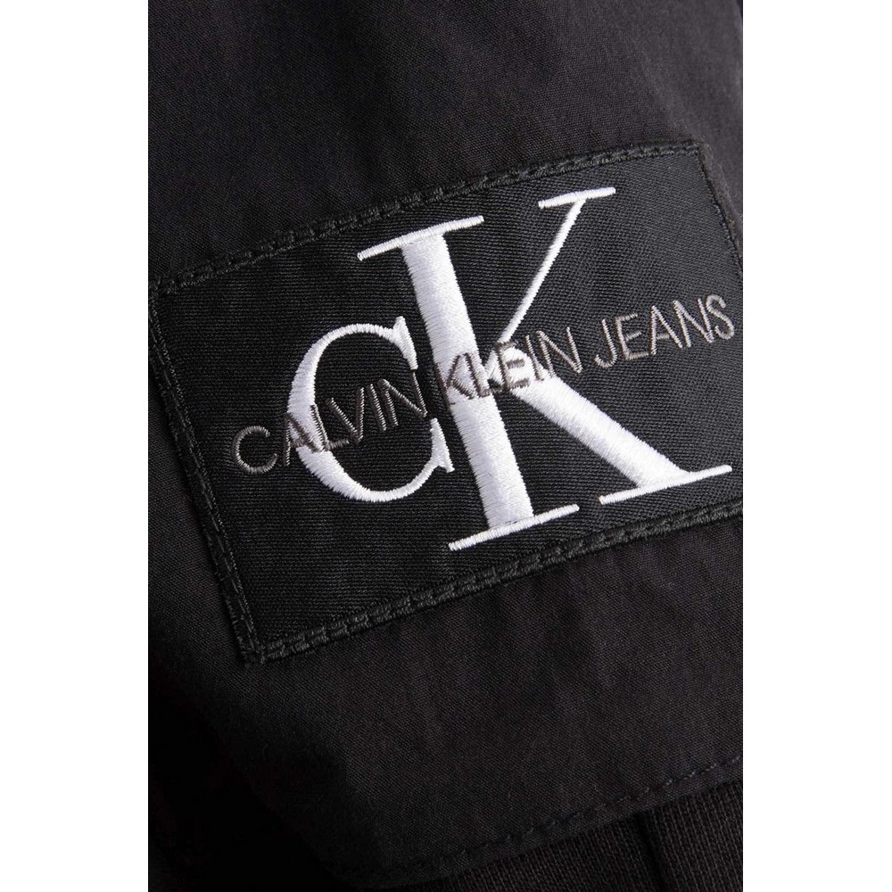 CALVIN KLEIN JEANS MONOLOGO BADGE HWK SHORT ΣΟΡΤΣ ΑΝΔΡΙΚΟ BLACK