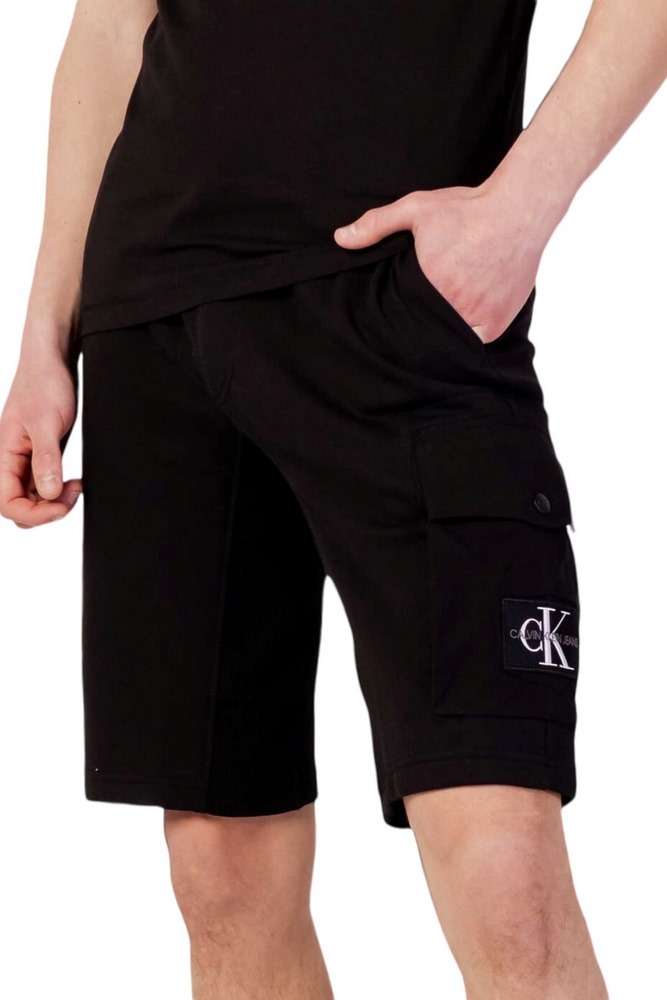 CALVIN KLEIN JEANS MONOLOGO BADGE HWK SHORT ΣΟΡΤΣ ΑΝΔΡΙΚΟ BLACK