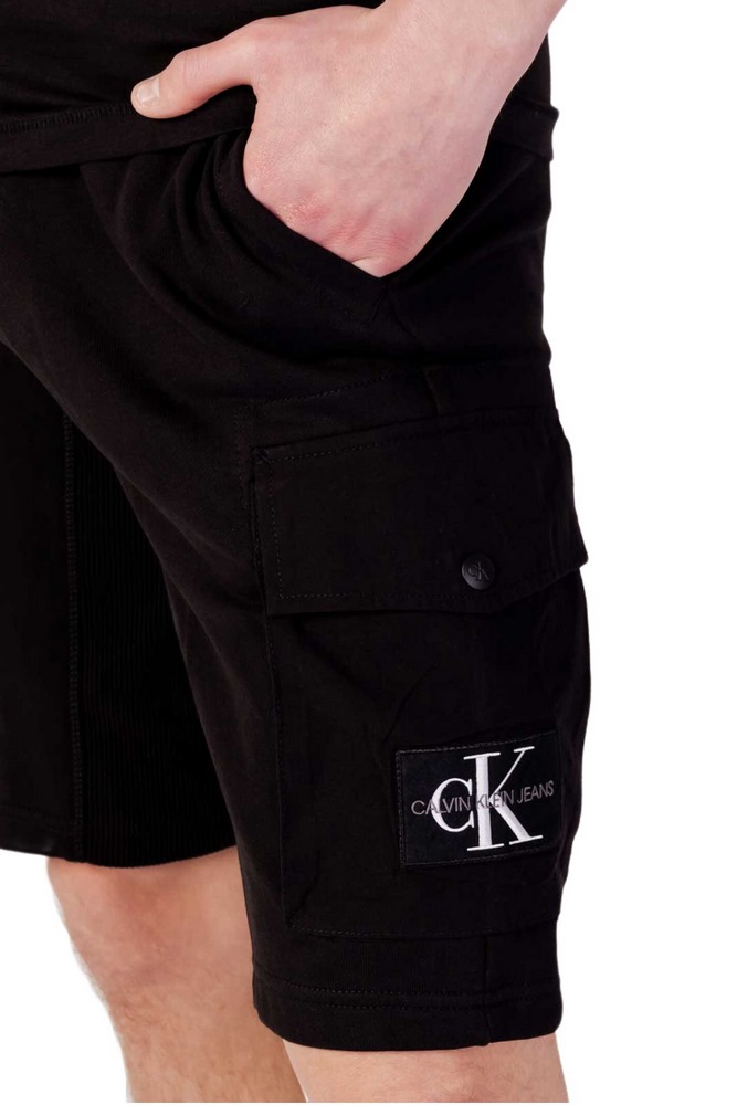 CALVIN KLEIN JEANS MONOLOGO BADGE HWK SHORT ΣΟΡΤΣ ΑΝΔΡΙΚΟ BLACK