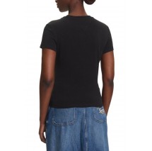 TOMMY JEANS SLIM US LINEAR TEE T-SHIRT ΜΠΛΟΥΖΑ ΓΥΝΑΙΚΕΙΑ BLACK