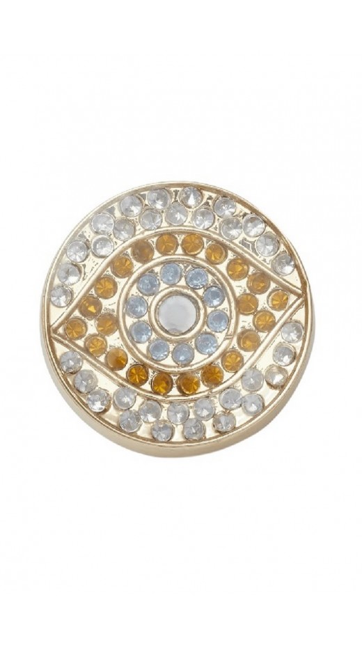 CROCS BLING EYE ΑΞΕΣΟΥΑΡ JIBBITZ CHARMS ΓΥΝΑΙΚΕΙΟ GOLD