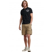 SUPERDRY D1 OVIN VINTAGE SUPERSTATE POLO ΜΠΛΟΥΖΑ ΑΝΔΡΙΚΗ BLACK