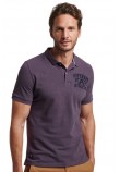 SUPERDRY D1 OVIN VINTAGE SUPERSTATE POLO ΜΠΛΟΥΖΑ ΑΝΔΡΙΚΗ PURPLE