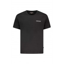 GUESS JEANS CN REG UNISEX LOGO PRINT T-SHIRT UNISEX ΜΠΛΟΥΖΑ BLACK