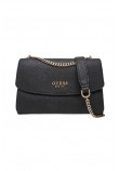 GUESS CALISTA CONVERTIBLE XBODY FLAP ΤΣΑΝΤΑ ΓΥΝΑΙΚΕΙΑ BLACK
