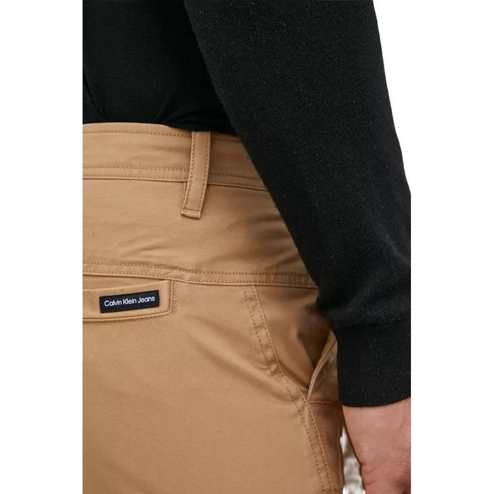 CALVIN KLEIN JEANS SKINNY WASHED CARGO PANT ΠΑΝΤΕΛΟΝΙ ΑΝΔΡΙΚΟ BEIGE