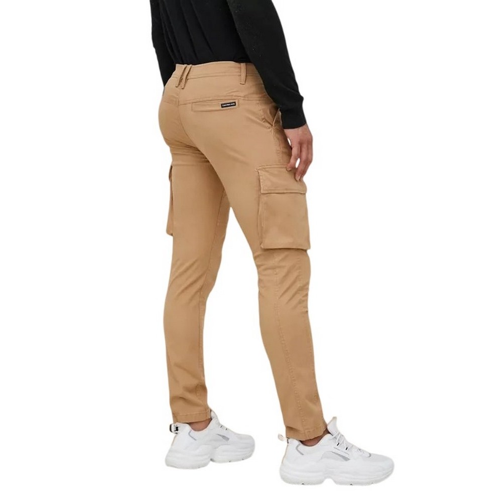 CALVIN KLEIN JEANS SKINNY WASHED CARGO PANT ΠΑΝΤΕΛΟΝΙ ΑΝΔΡΙΚΟ BEIGE